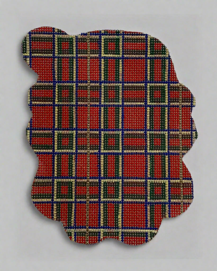 Cindy and Beth Plaid Christmas Figures