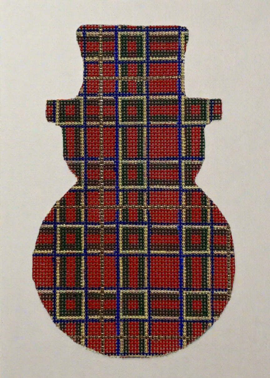 Cindy and Beth Plaid Christmas Figures