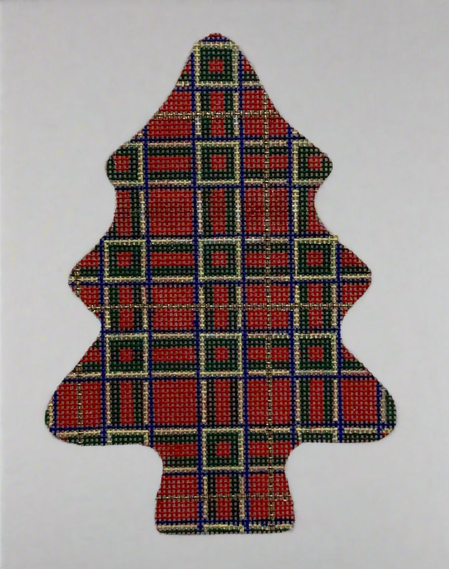 Cindy and Beth Plaid Christmas Figures