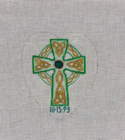 Celtic Cross Heart Ornament