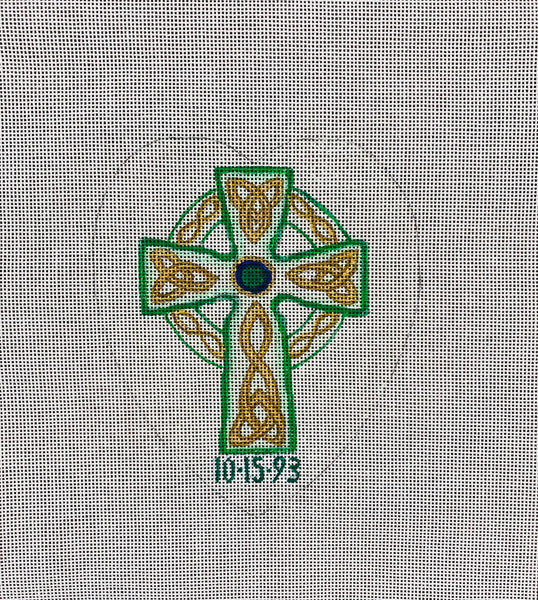 Celtic Cross Heart Ornament