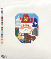 Texas Santa Head