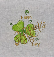 Happy St. Patrick's Day Star w/ Shamrock