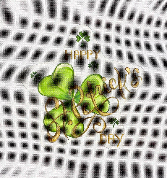 Happy St. Patrick's Day Star w/ Shamrock