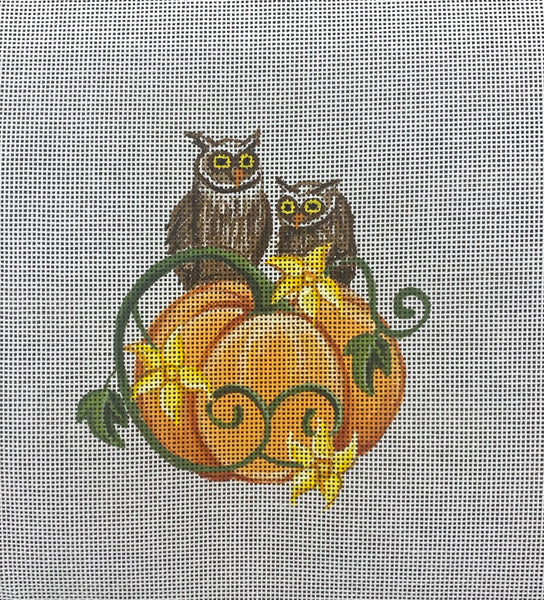 Pumpkin w/ Owls H150