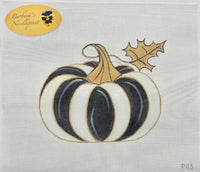 Large Black & White Pumpkin