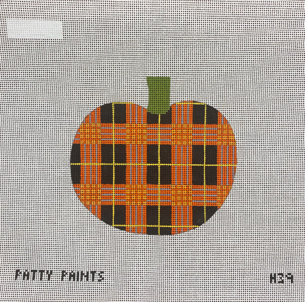 Medium Plaid Pumpkin