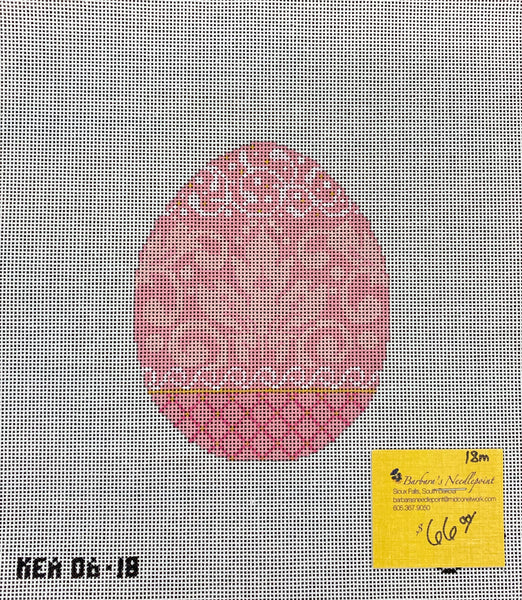 KEA06-18 Strawberry Damask Egg