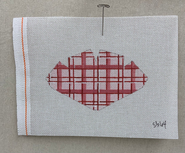 Strawberry - Pink and white plaid