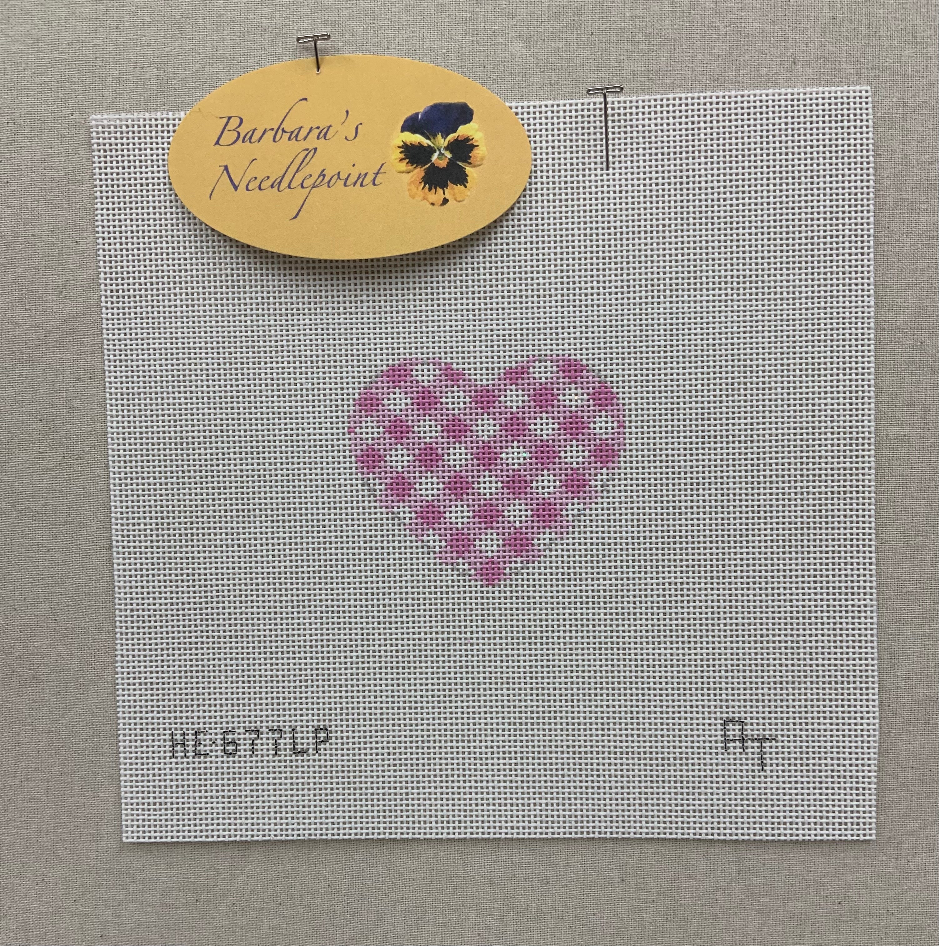 Associated Talents Gingham Mini Heart