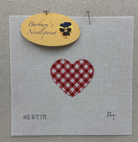 Gingham Mini Heart - click this image to see all the colors we have!