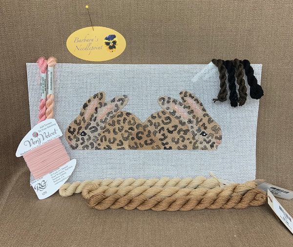 Ann's Two-Sided Leopard Bunny Kit