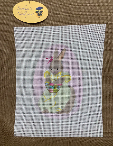 Young Bunny with Yellow Dress