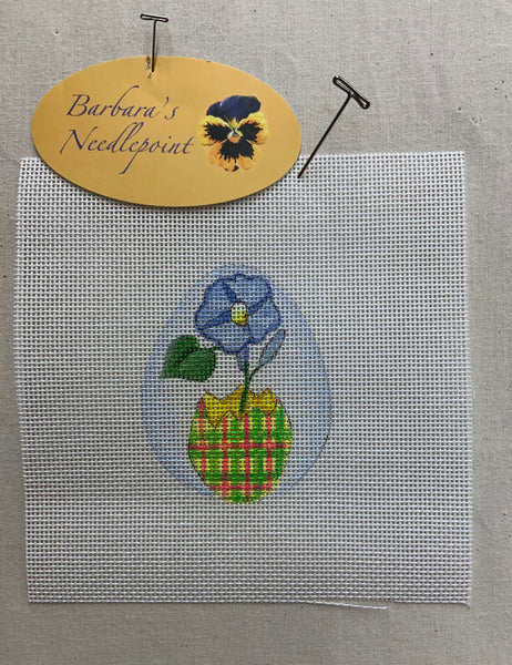 Plaid Eggs with Flowers Series - CLICK IN TO SEE ALL