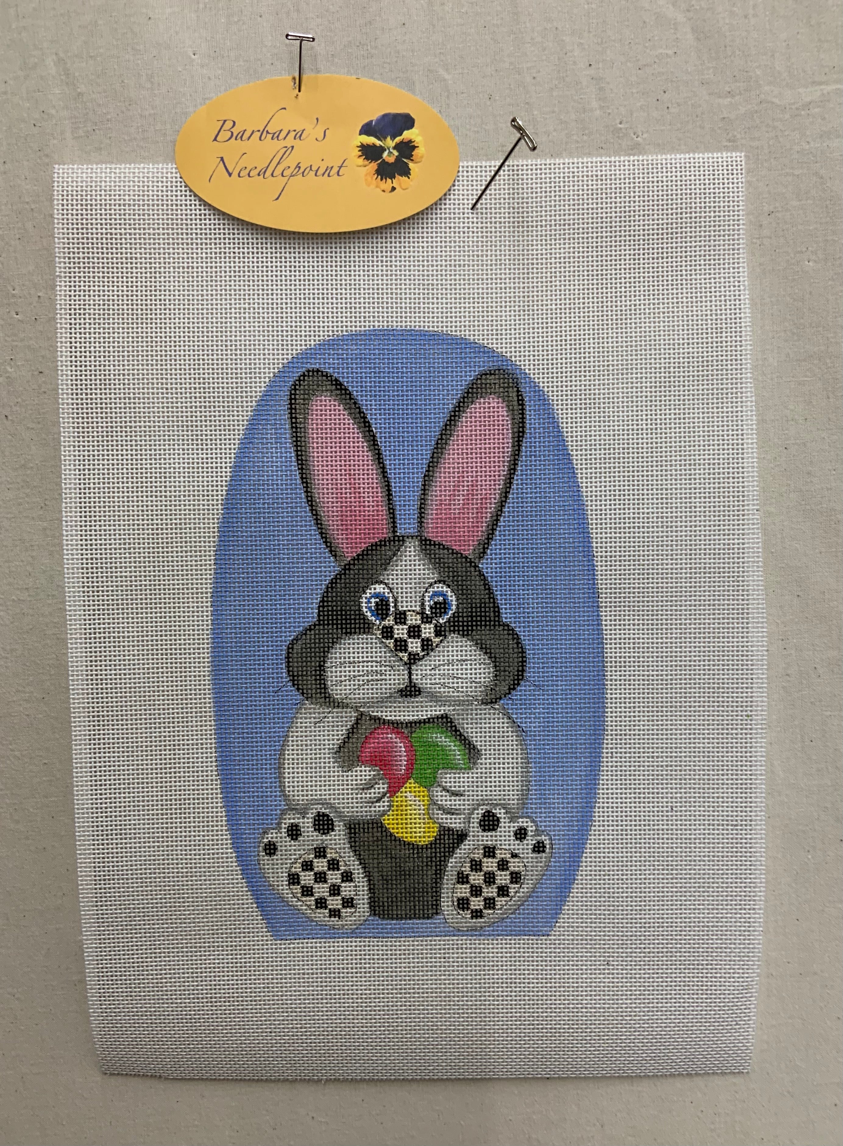 Cindy and Beth Black and White Bunny Paws Series