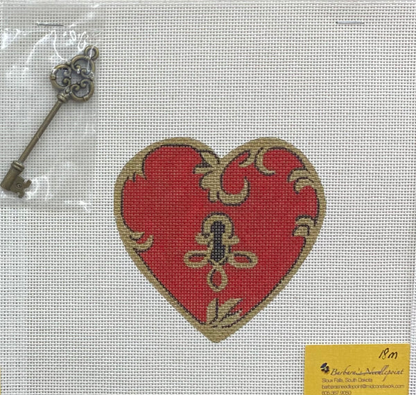 Red Lock Heart