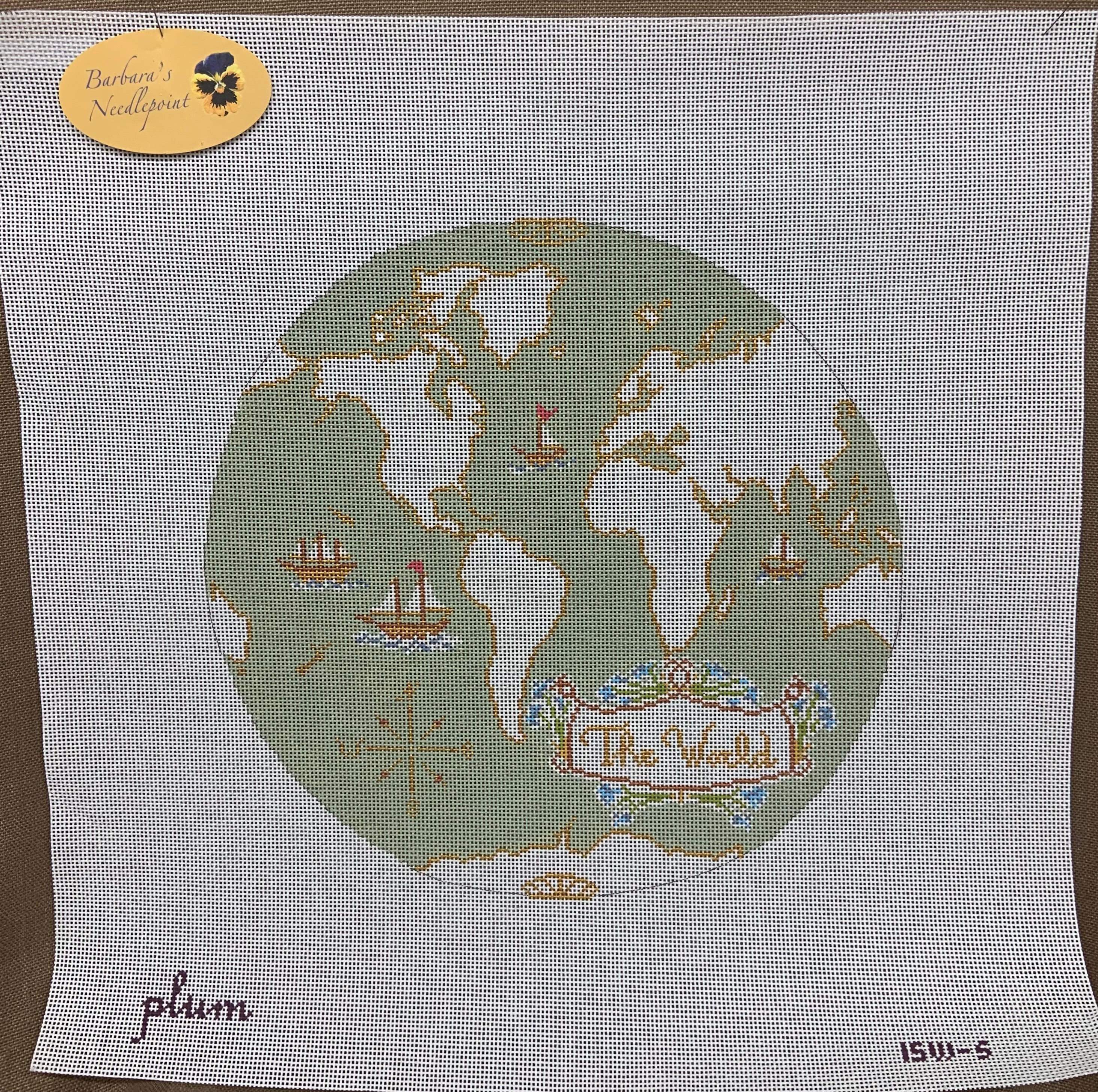 Plum Stitchery Atlas Pillow