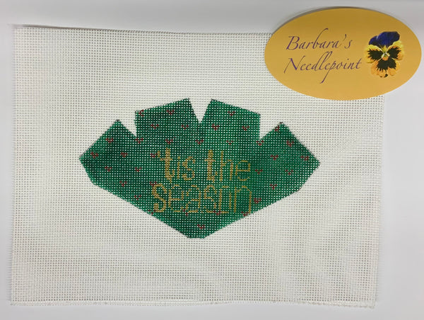 Strawberry -Green w/ "tis the season"
