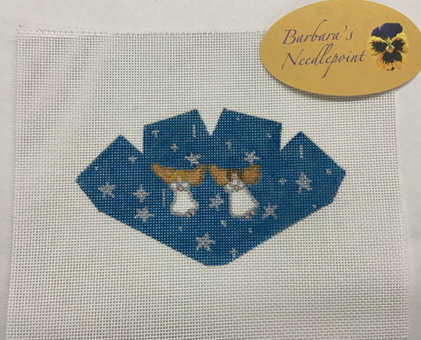 Strawberry -Blue w/ 2 angels