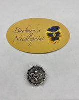 Silver Fleur de Lis Needleminder