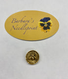 Silver or Gold Bee Needleminder