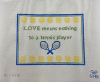 Love Means Nothing to a Tennis Player