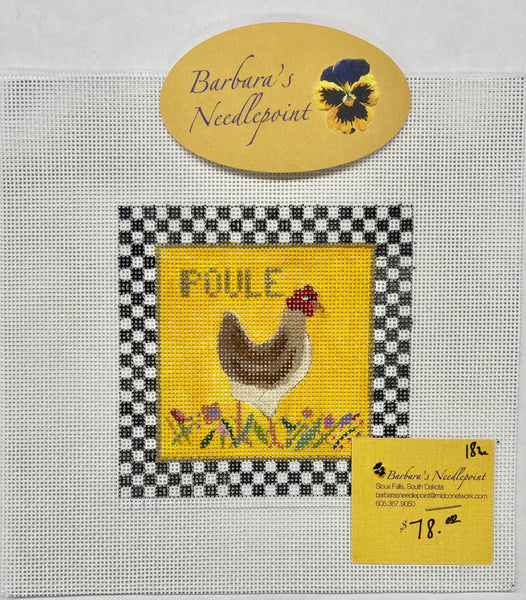 Poule (Chicken) French Tile