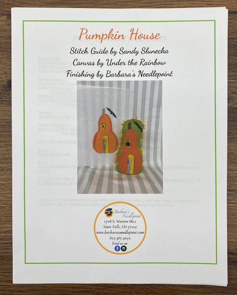 Pumpkin House Stitch Guide