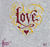 Swirly Love Heart