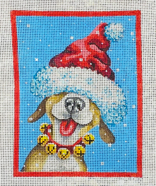 Happy Santa Dog