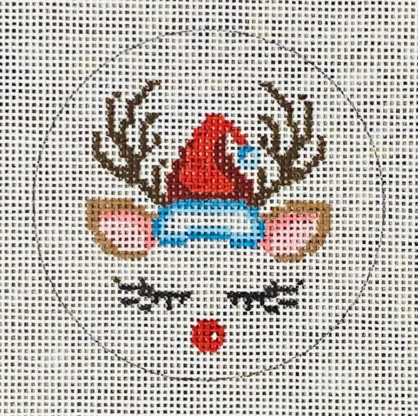 Reindeer with Santa Hat