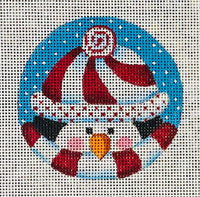 Peppermint Penguin Ornament