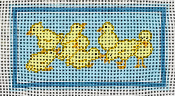Peeps on Blue