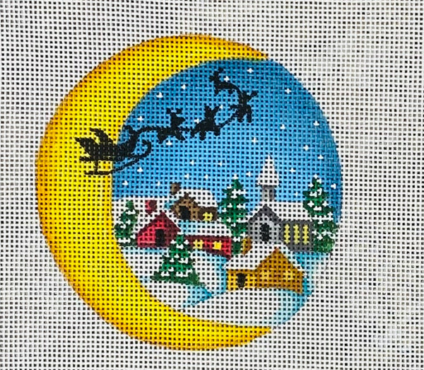 Christmas Scene Circle