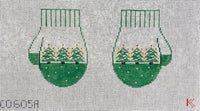Trees Mittens - 13 mesh