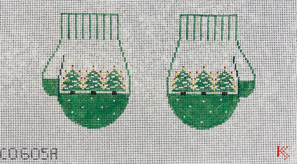 Trees Mittens - 13 mesh