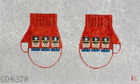 Nutcracker Mittens - 13 mesh