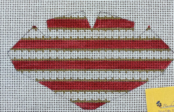 Strawberry -Red/White Stripe