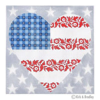 Stars & Stripes Heart