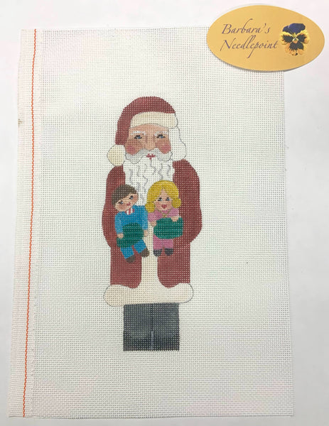 Little Santa with Dolls