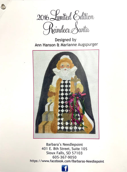 Marianne's 2016 Limited Edition Santa Color Guide for SOLD OUT canvas