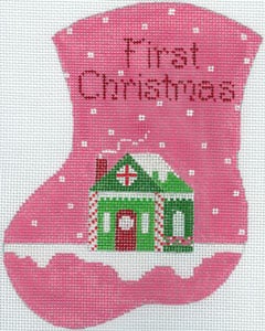 First Christmas House Mini Stocking