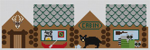 Meredith Collection 3D Cabin Ornament*