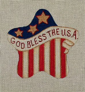 God Bless the USA in Script July Star