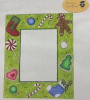 Gingerbread Candy Cane Frame