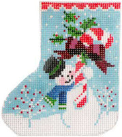Candy Cane Snowman Mini-Skate