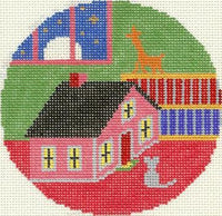 Toy House & Mouse Ornament