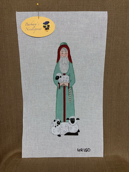 Santa with Sheep by Under the Rainbow