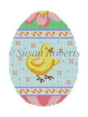 Chick in Flower Sprinkles Easter Egg