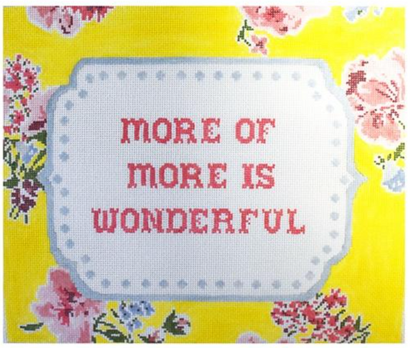 More of More is Wonderful